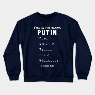 Putin Crewneck Sweatshirt